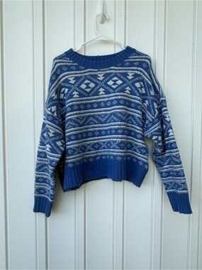 Blue Crewneck Sweater